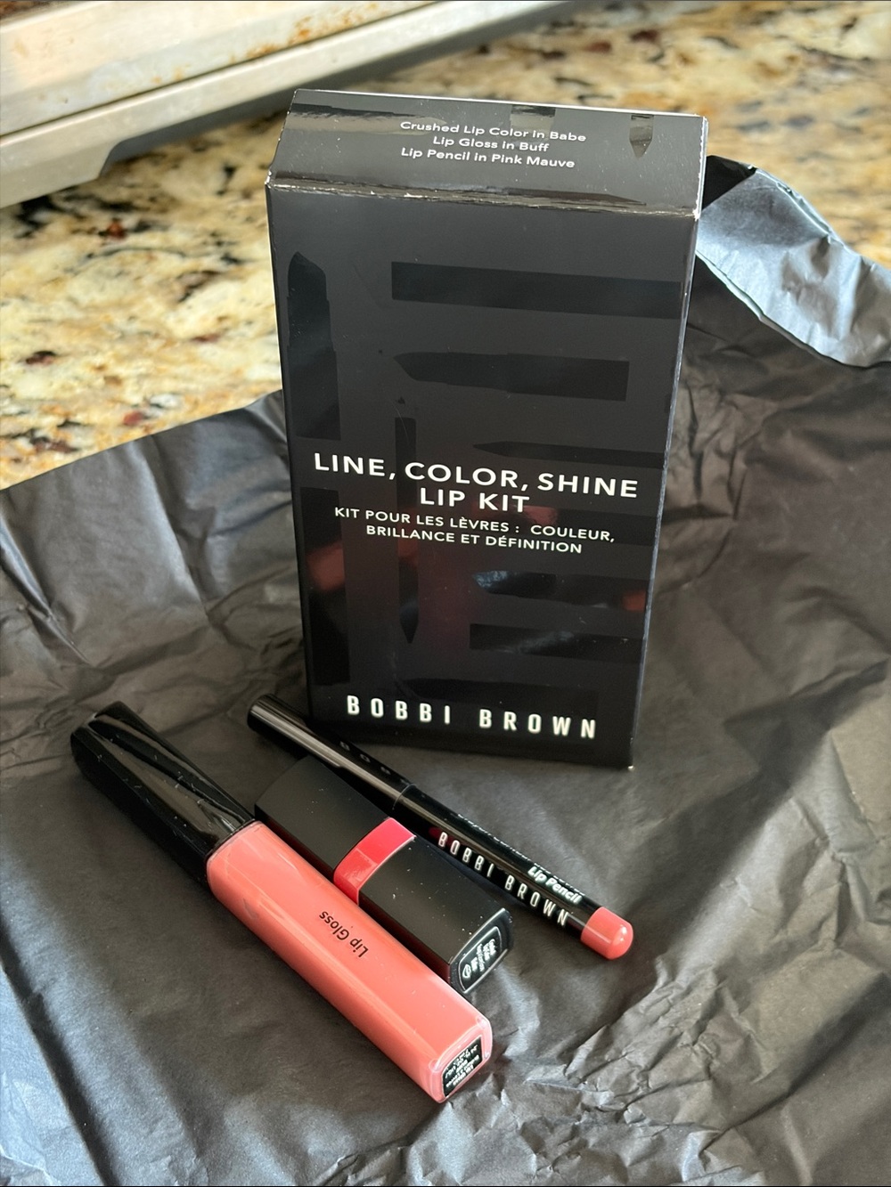 😝🙏Bobbi Brown Line, Color, Shine Lip Kit